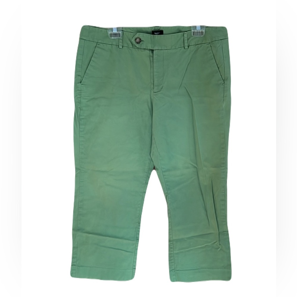 Mossimo Stretch Lime Green Capri size 14